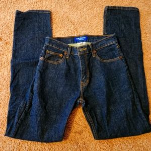 Arizona jeans slim straight dark wash tall
